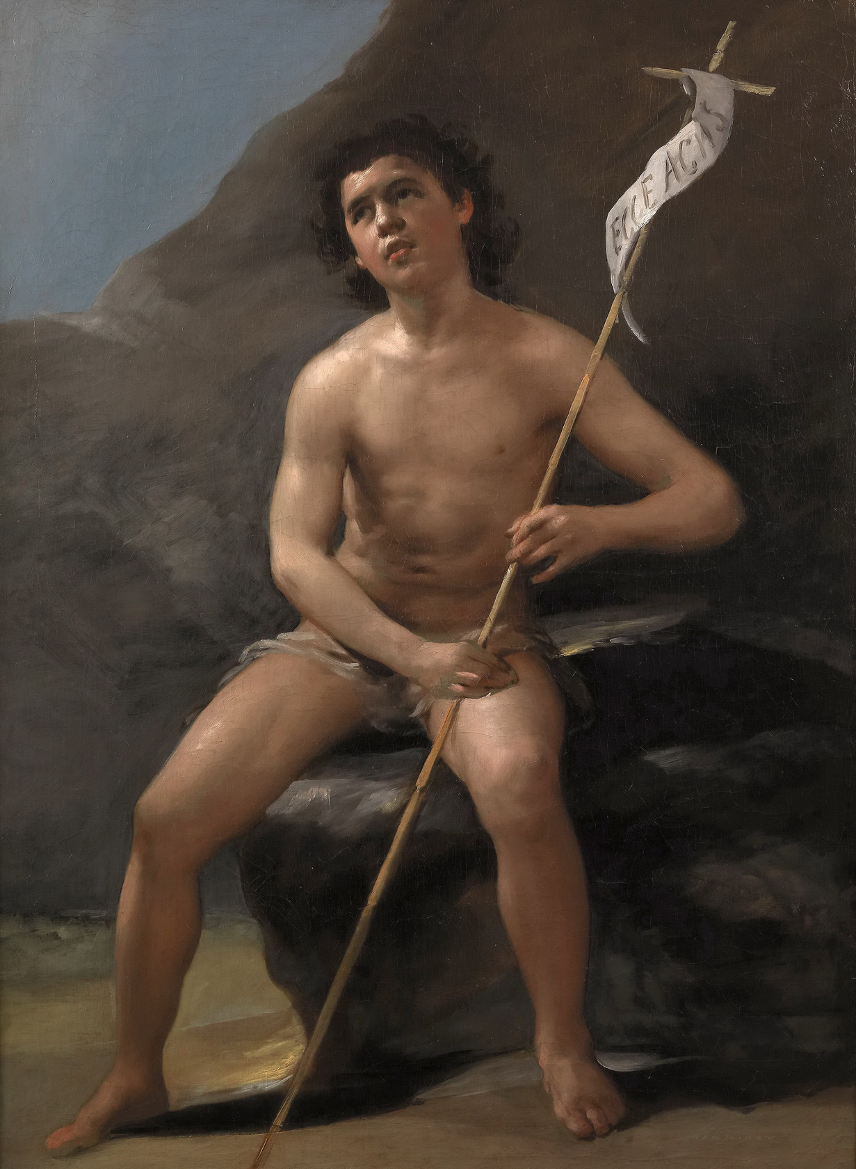 Картина - Юный Иоанн Креститель в пустыне, 1810