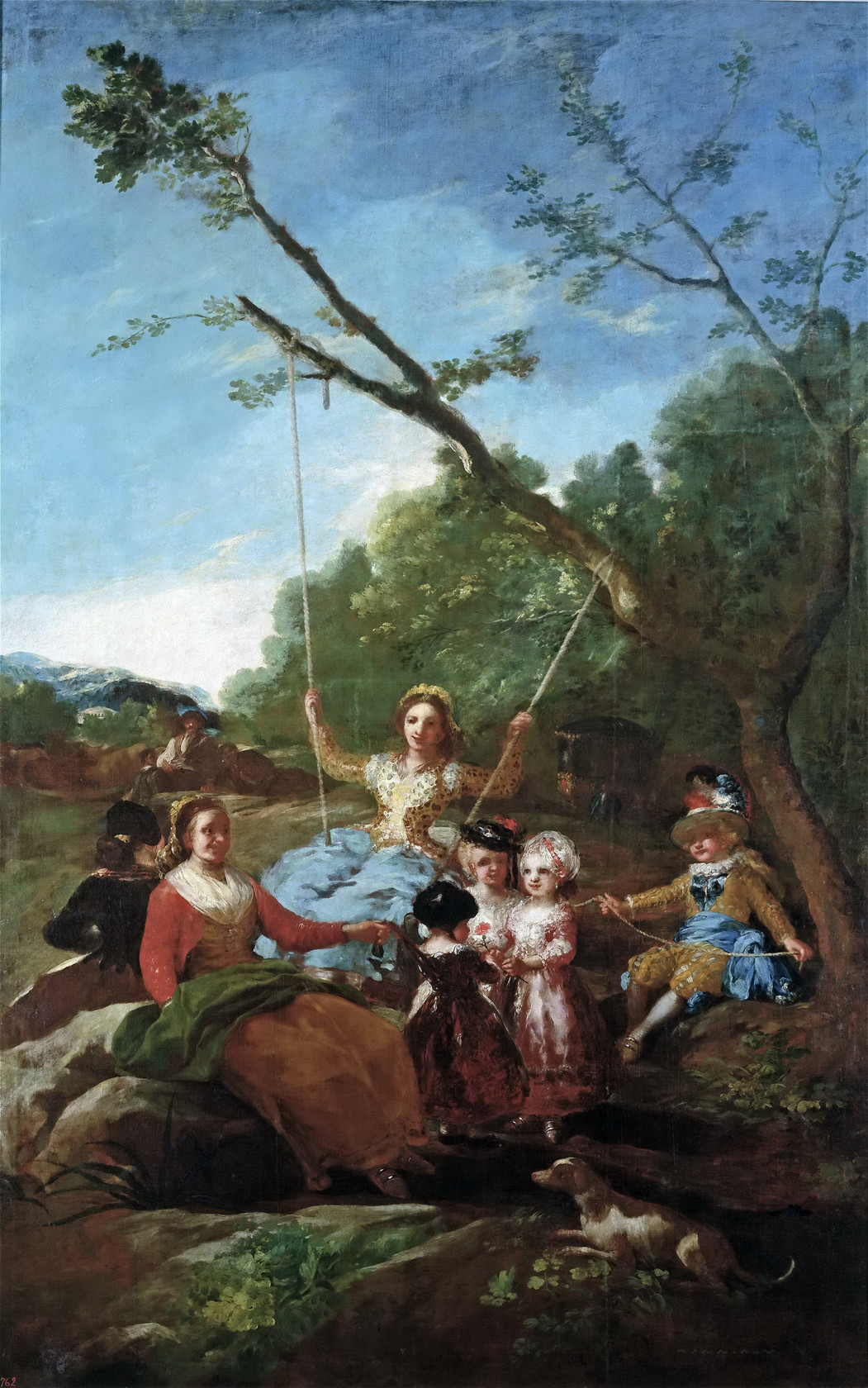 Картина - Качели, 1779 - Музей Прадо
