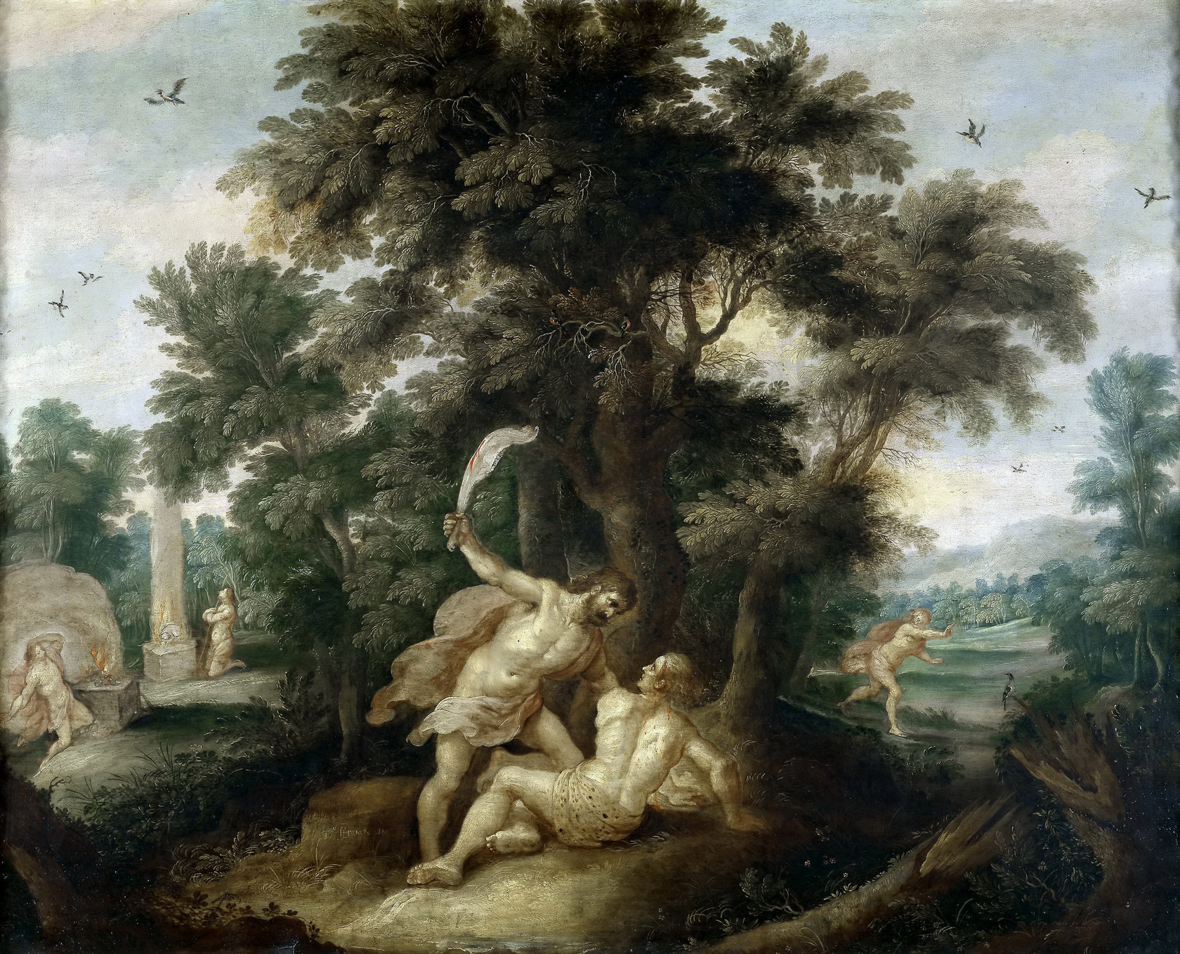 Картина Каин убивает Авеля - Музей Прадо