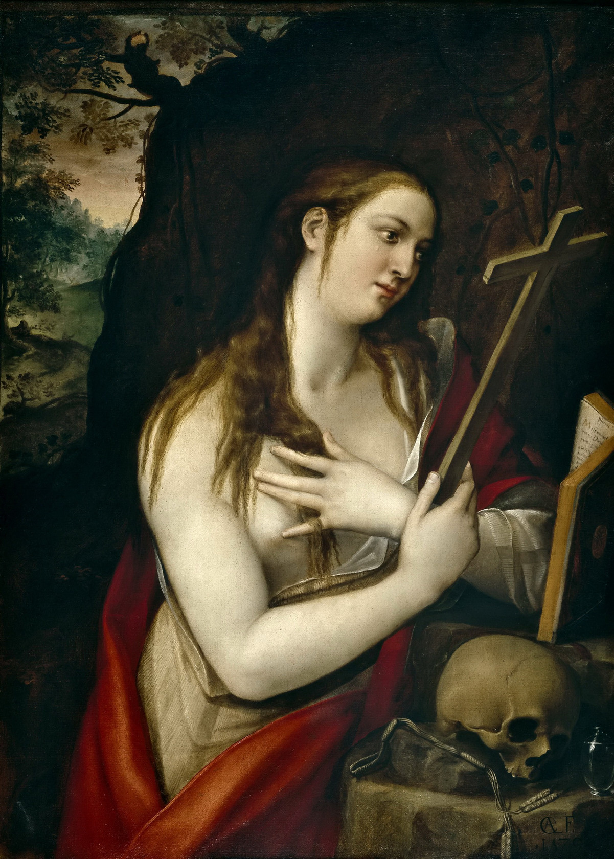 Картина Кающаяся Магдалина, 1579 - музей Прадо