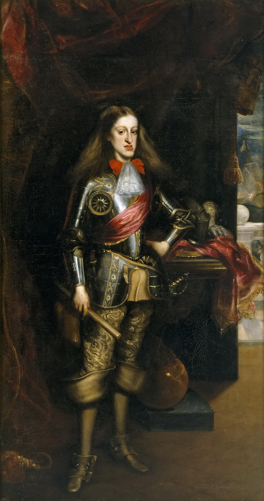Картина Карл II в доспехах, 1681 - Музей Прадо