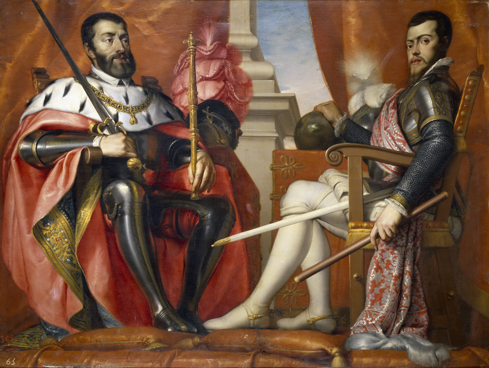 Картина Карл V и Филипп II, 1639 - 1640 - Музей Прадо