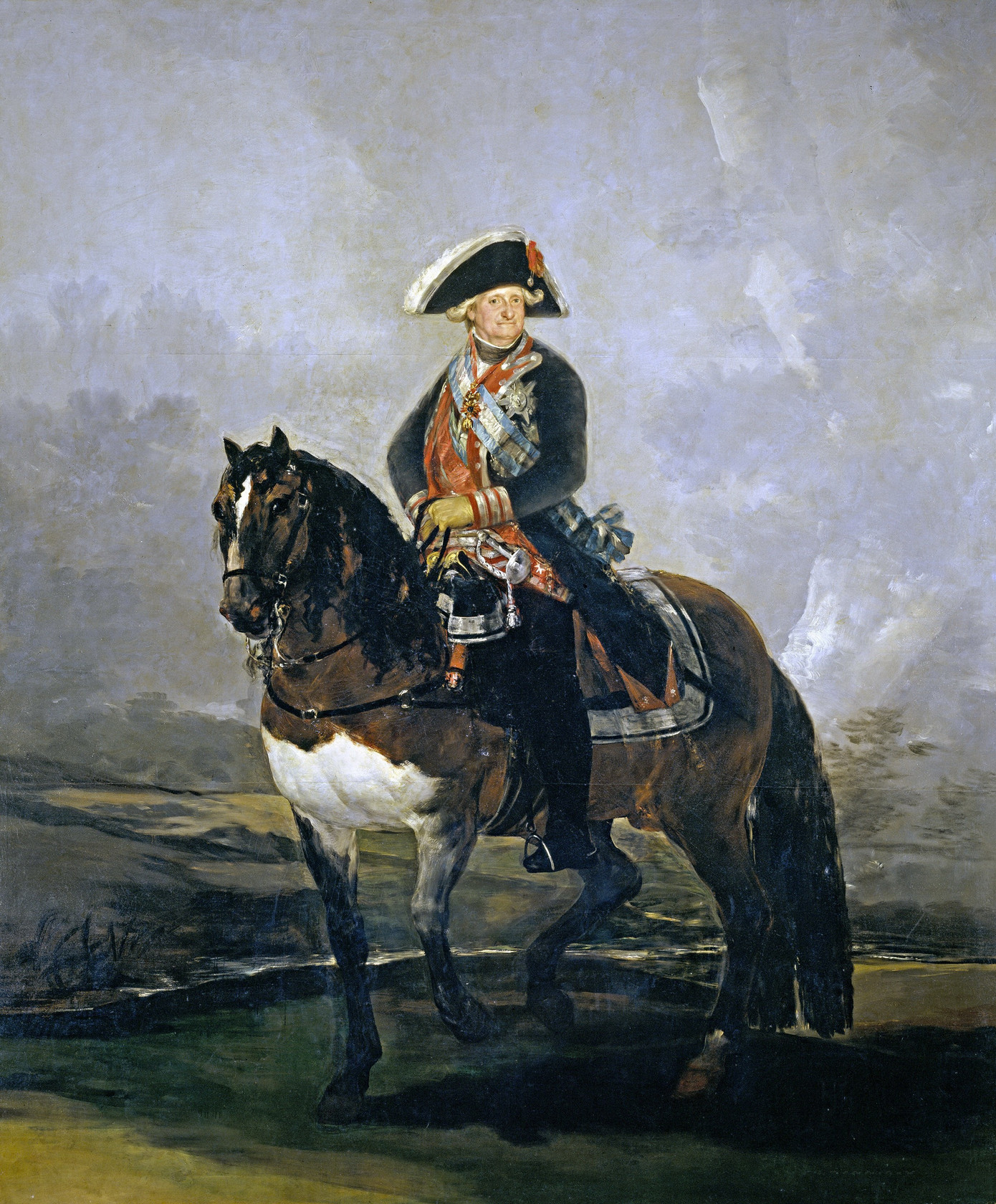 Картина - Карлос IV на коне, 1800 - 1801 - Музей Прадо