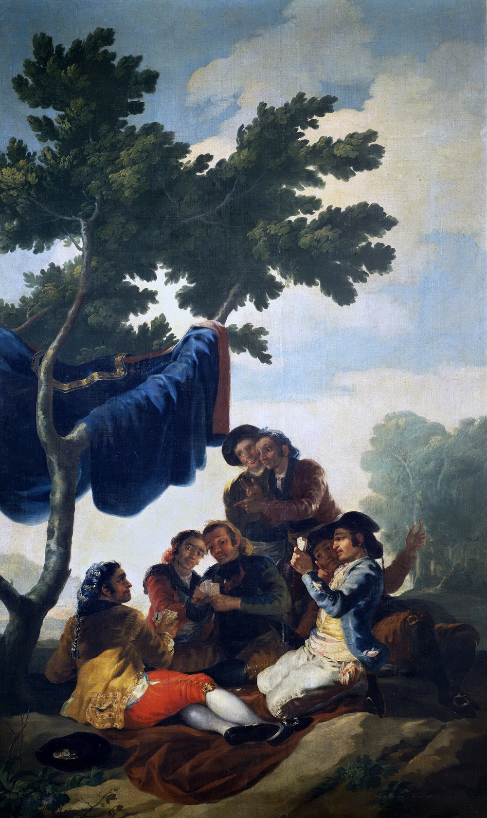 Картина - Картежники, 1777 - 1778 - Музей Прадо