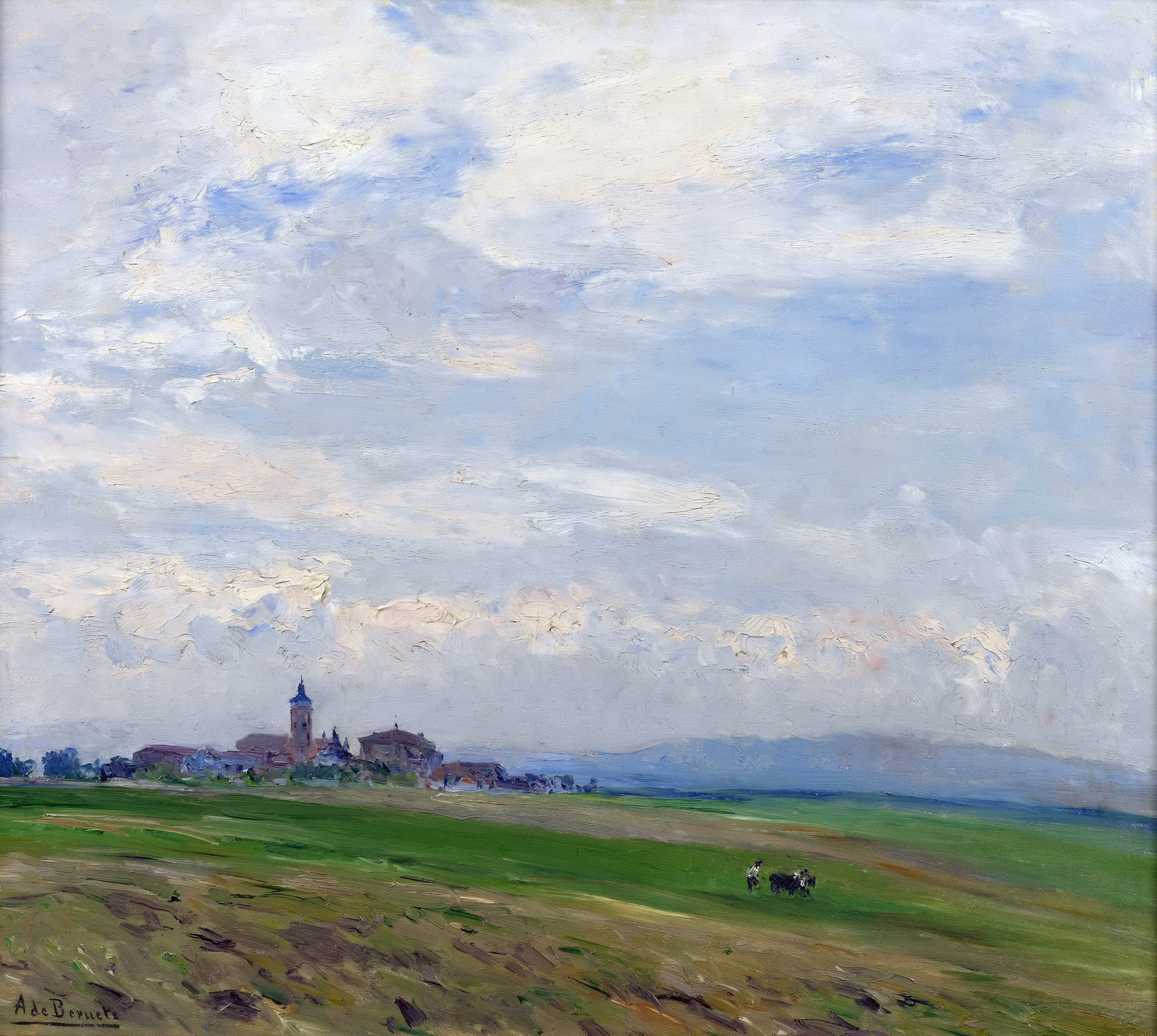 Картина Кастильский пейзаж, 1912 - Музей Прадо
