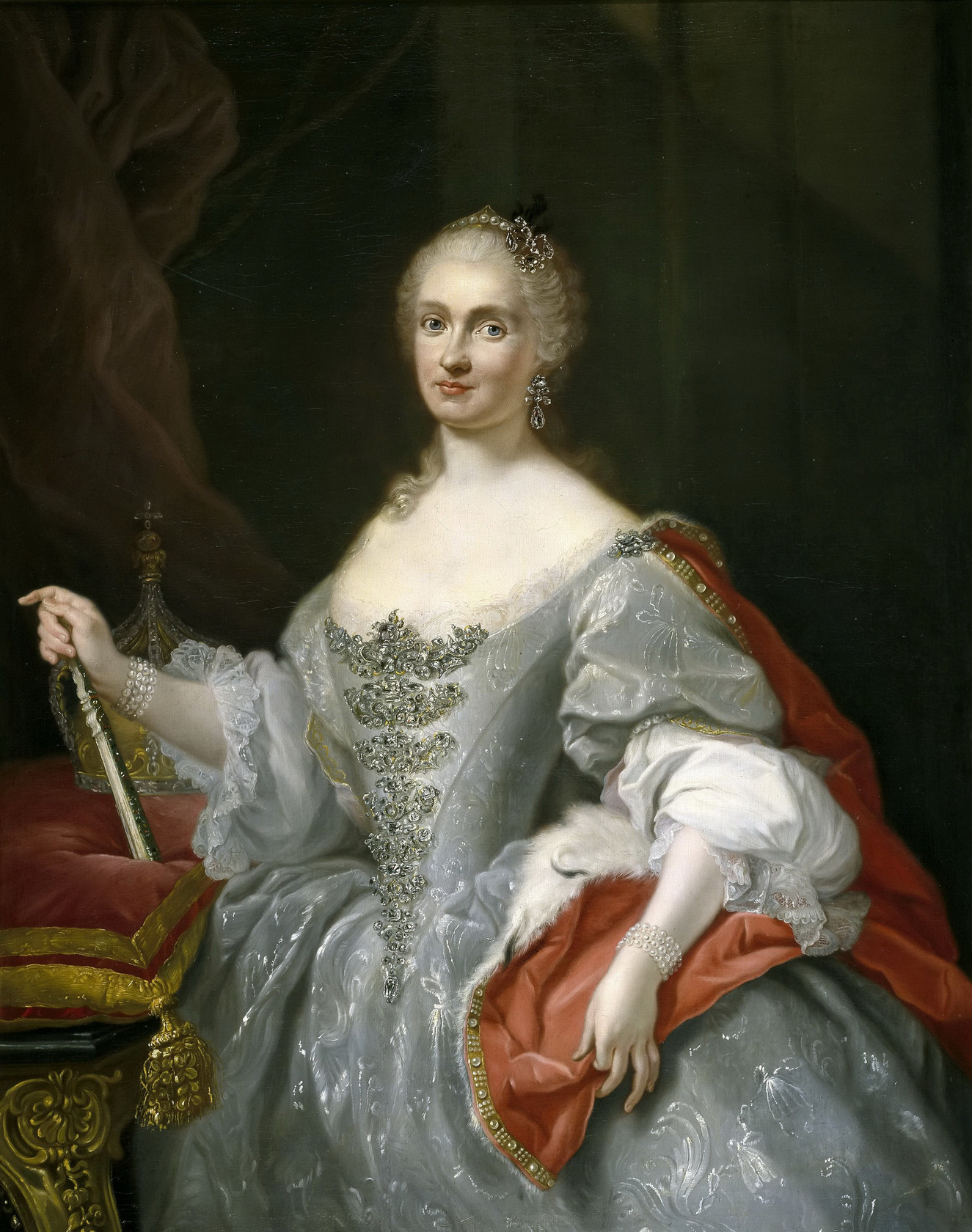 Картина Королева Мария Амалия Саксонская, 1745 - Музей Прадо