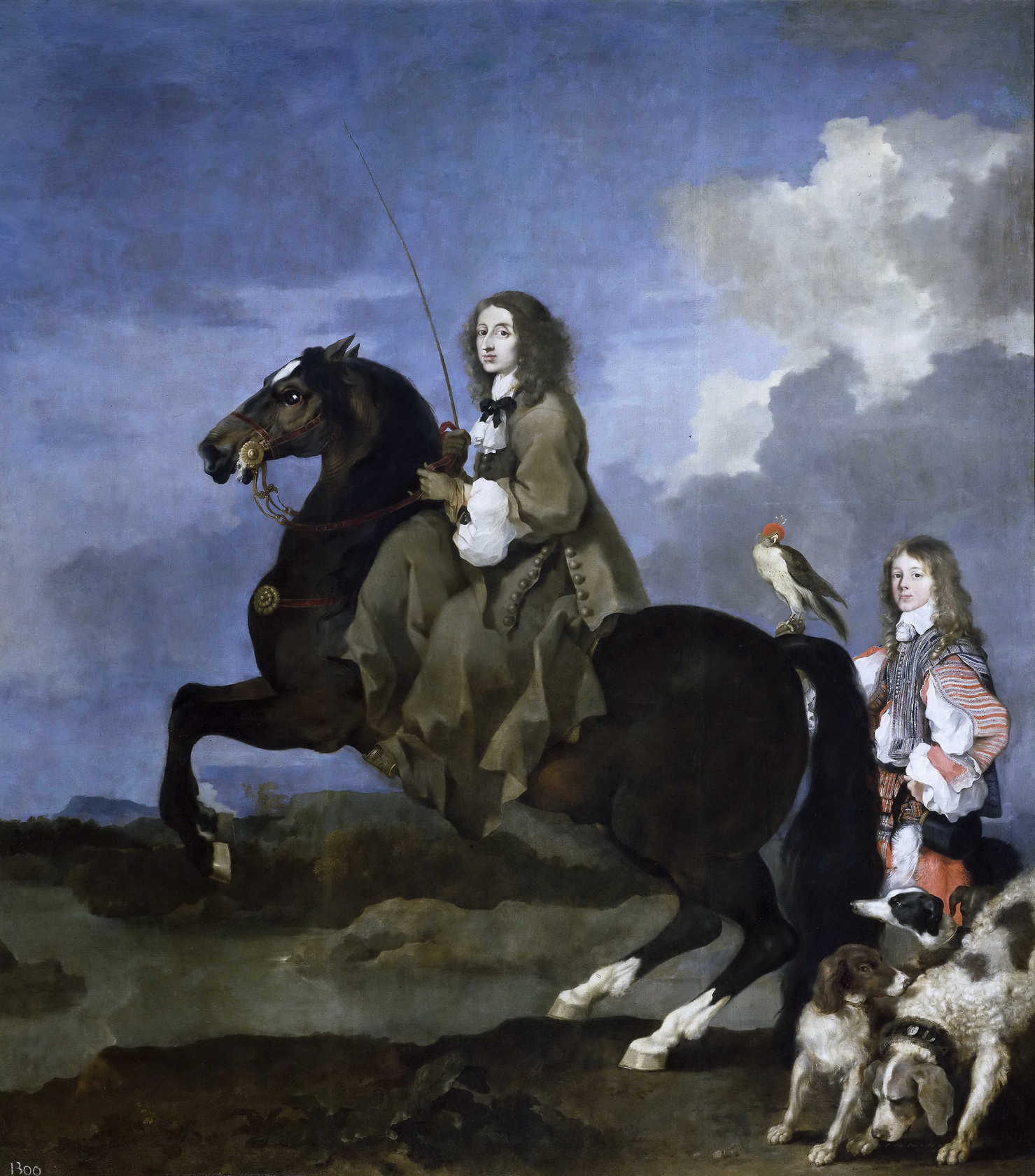 Картина Кристина Шведская верхом, 1653 - 1654 - Музей Прадо