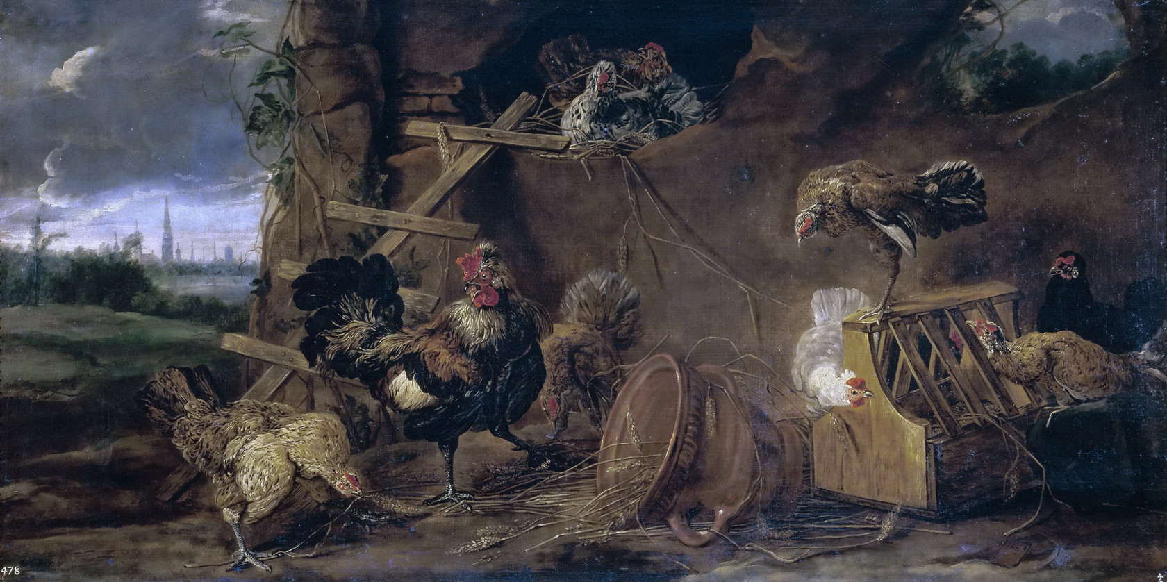 Картина Курятник, 1660 - Музей Прадо