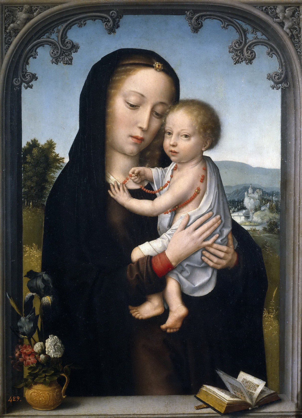 Картина Мадонна с младенцем, 1520 - Музей Прадо