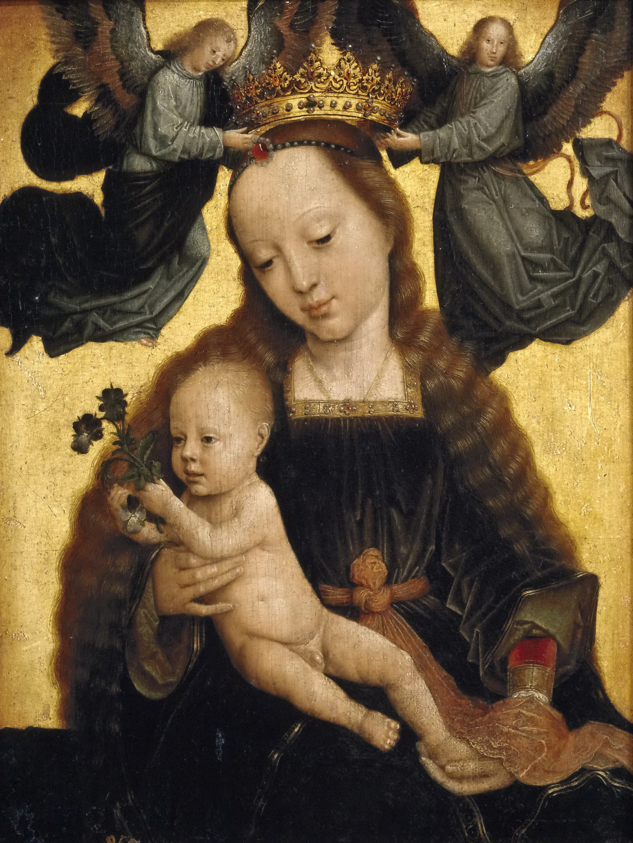 Картина Мадонна с младенцем и ангелами, 1520 - Музей Прадо