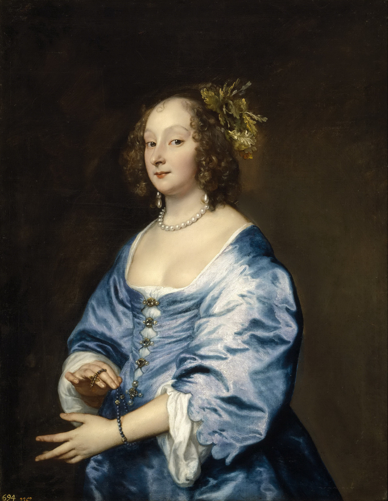 Картина Мария Ратвен, жена ван Дейка, 1639 - Музей Прадо