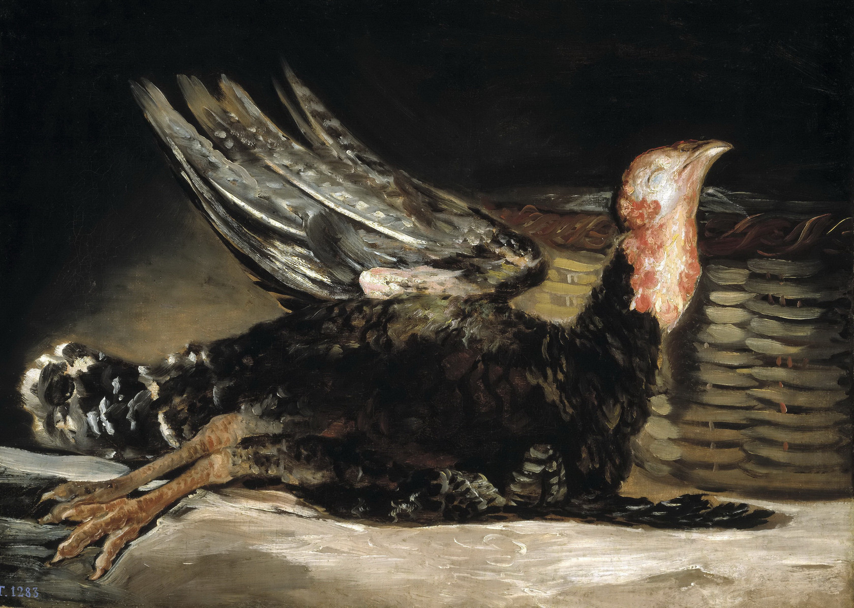 Картина - Мертвая индейка, 1808 - 1812 - Музей Прадо