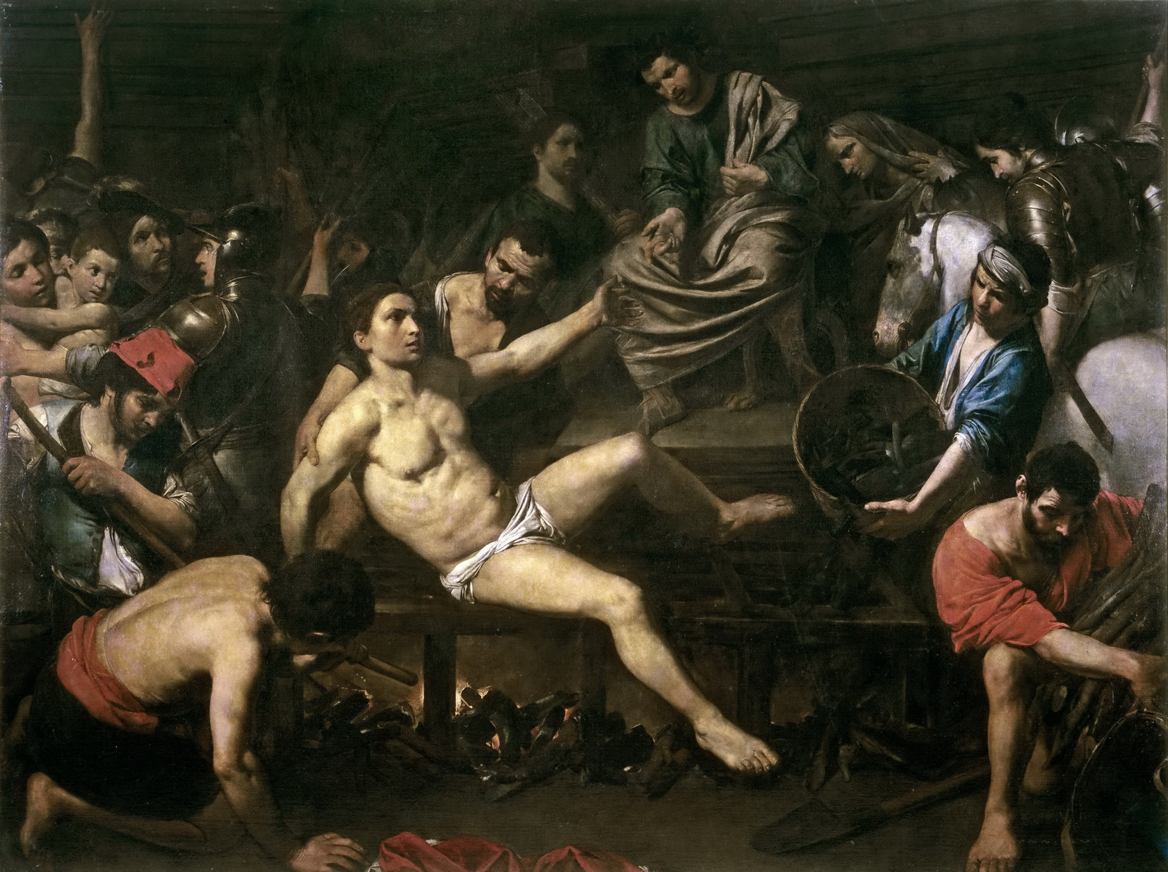 Картина Мученичество святого Лаврентия - Музей Прадо