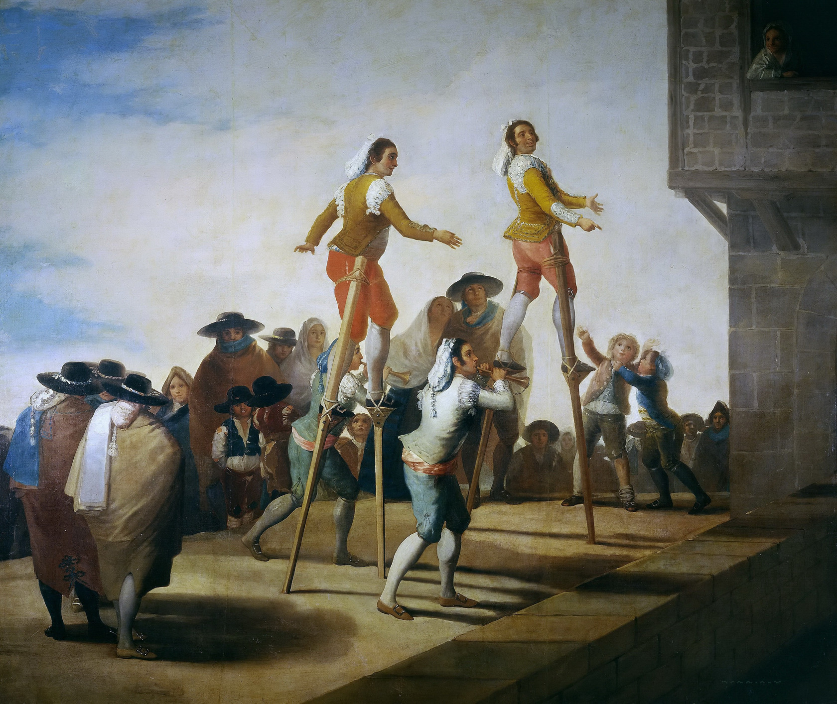 Картина - На ходулях, 1791 - 1792