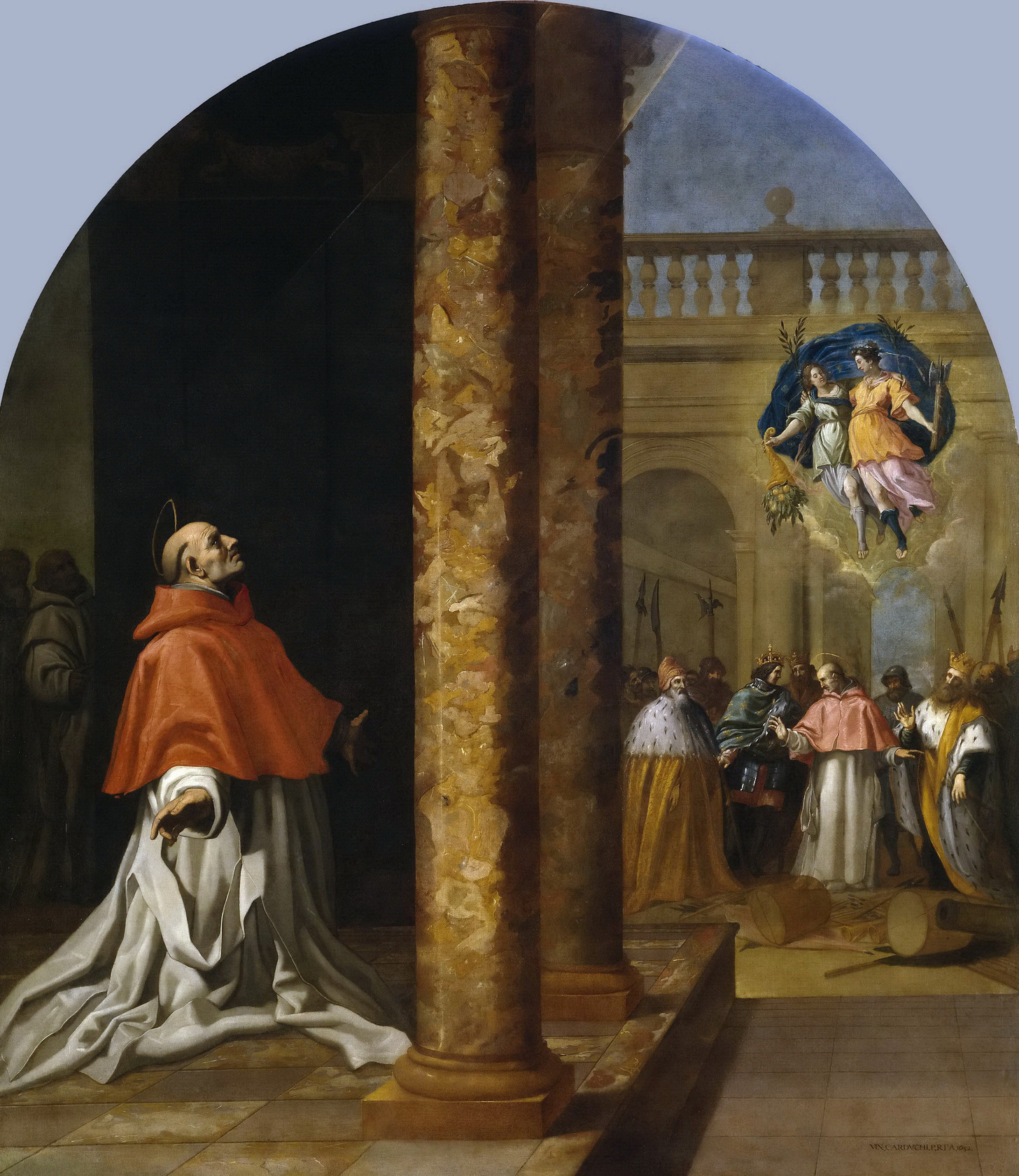 Картина Назначение кардиналом св Никколо Альбергати, 1632 - музей Прадо