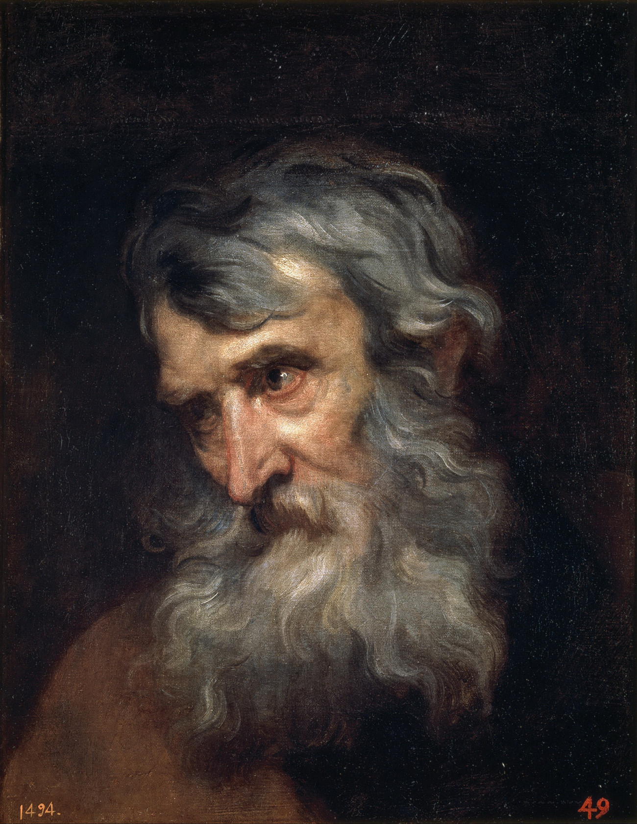 Картина №1 - Голова старика, 1618 - 1620