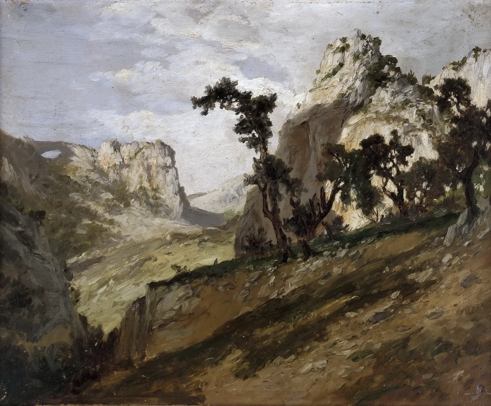 Картина №1 - Горный пейзаж, 1874