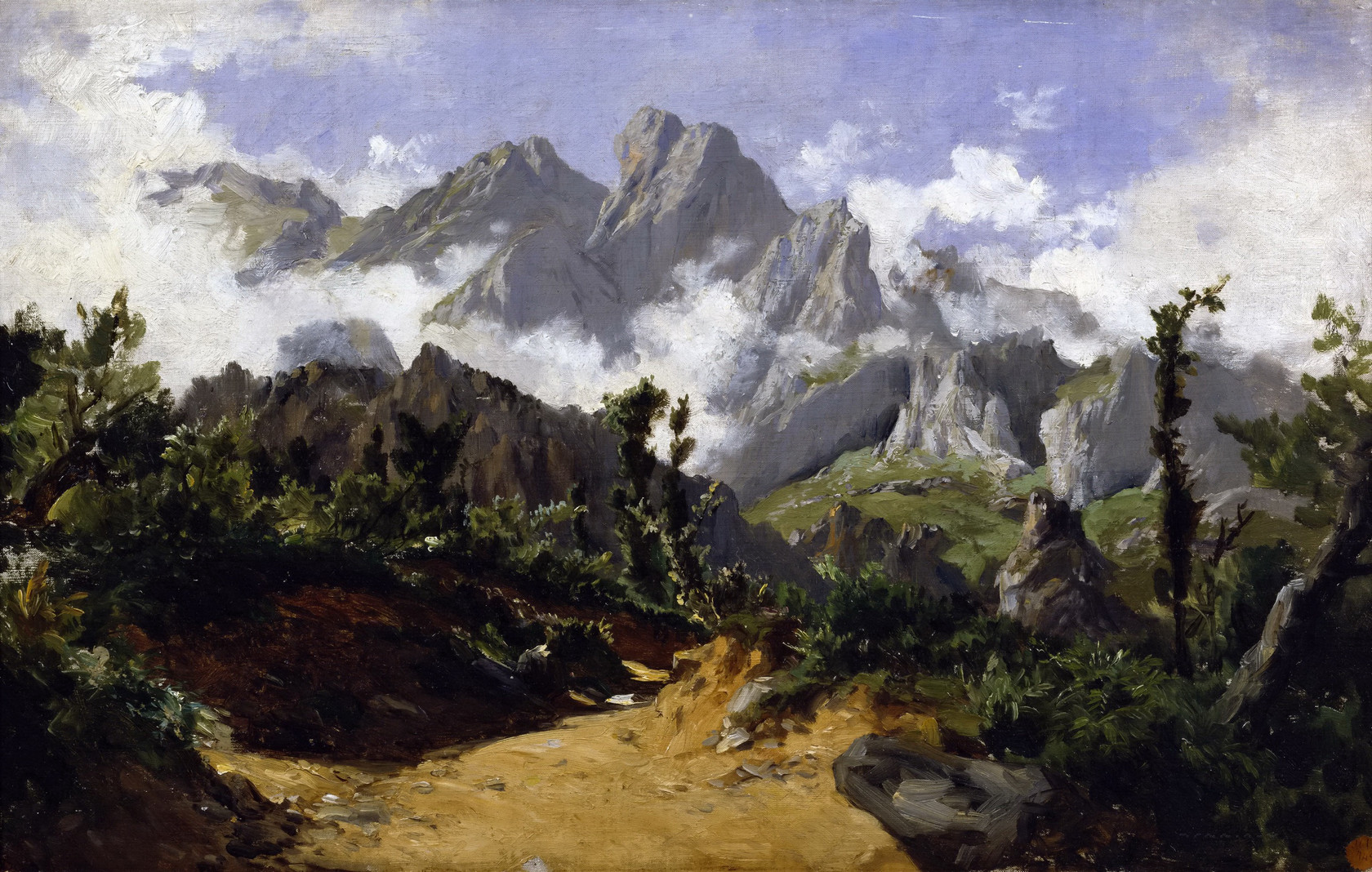Картина №2 - Горный пейзаж, 1874