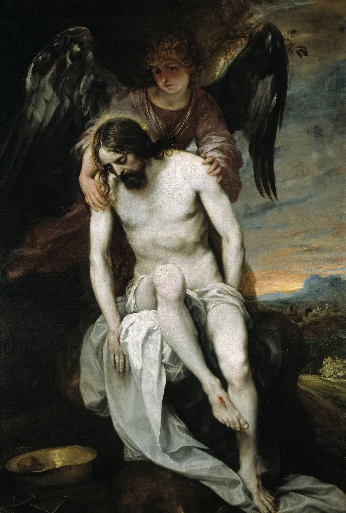 Картина №2 Мертвый Христос, поддерживаемый ангелом, 1646 - 1652 - музей Прадо