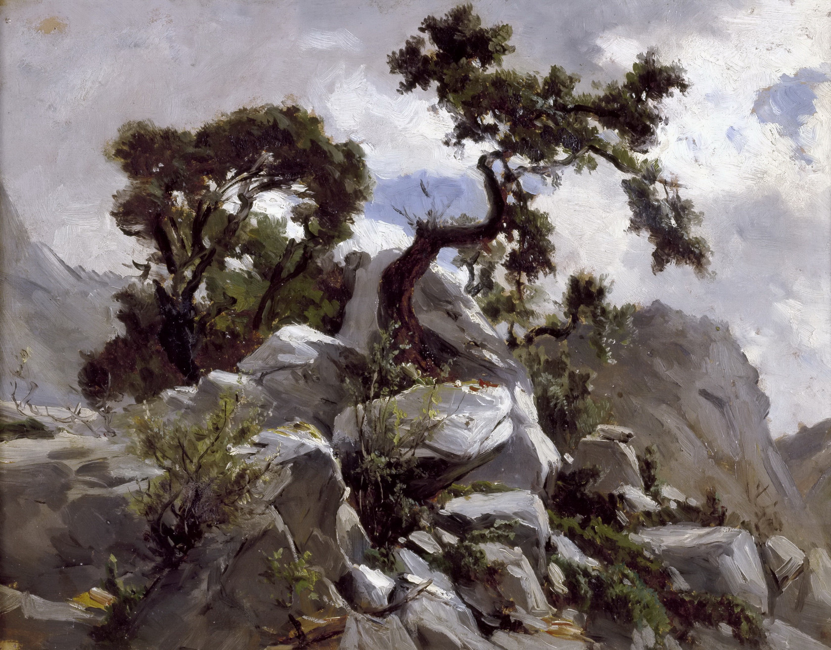 Картина №3 - Горный пейзаж, 1874