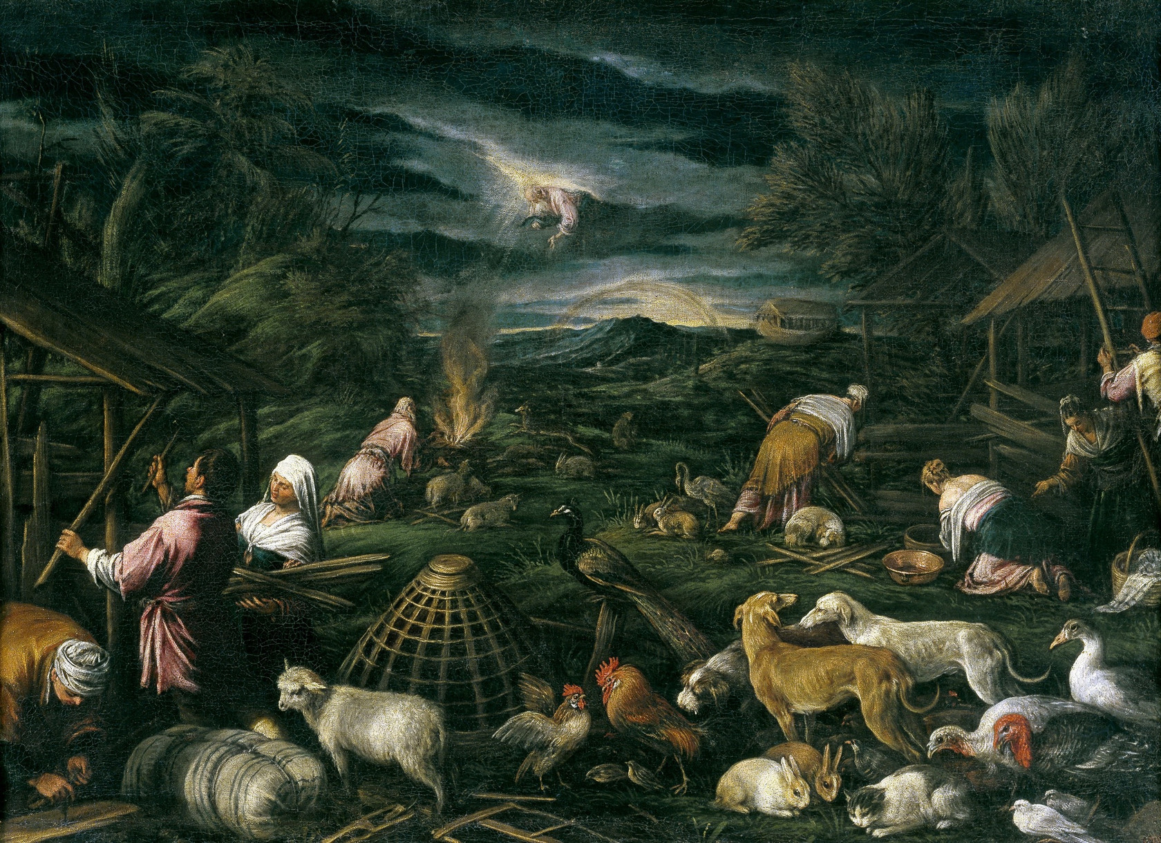 Картина Ной после потопа - Музей Прадо