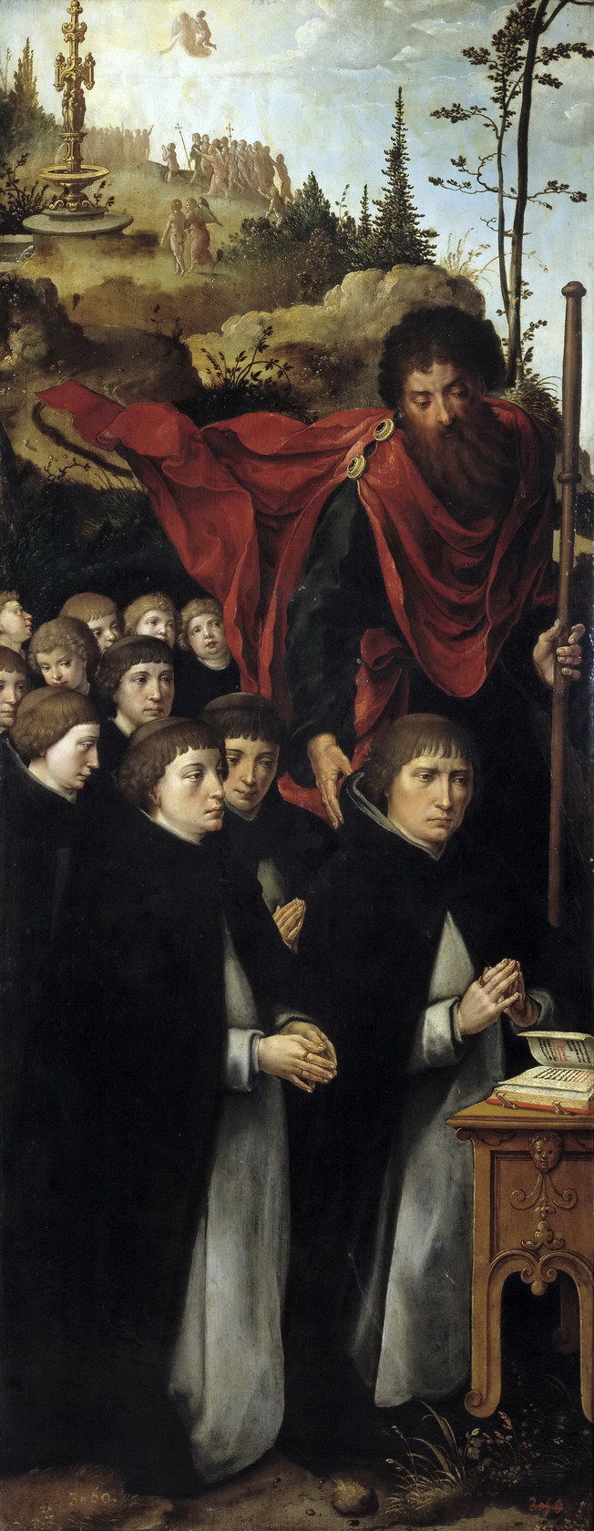 Картина Одиннадцать молящихся со св Иаковом Старшим - Музей Прадо