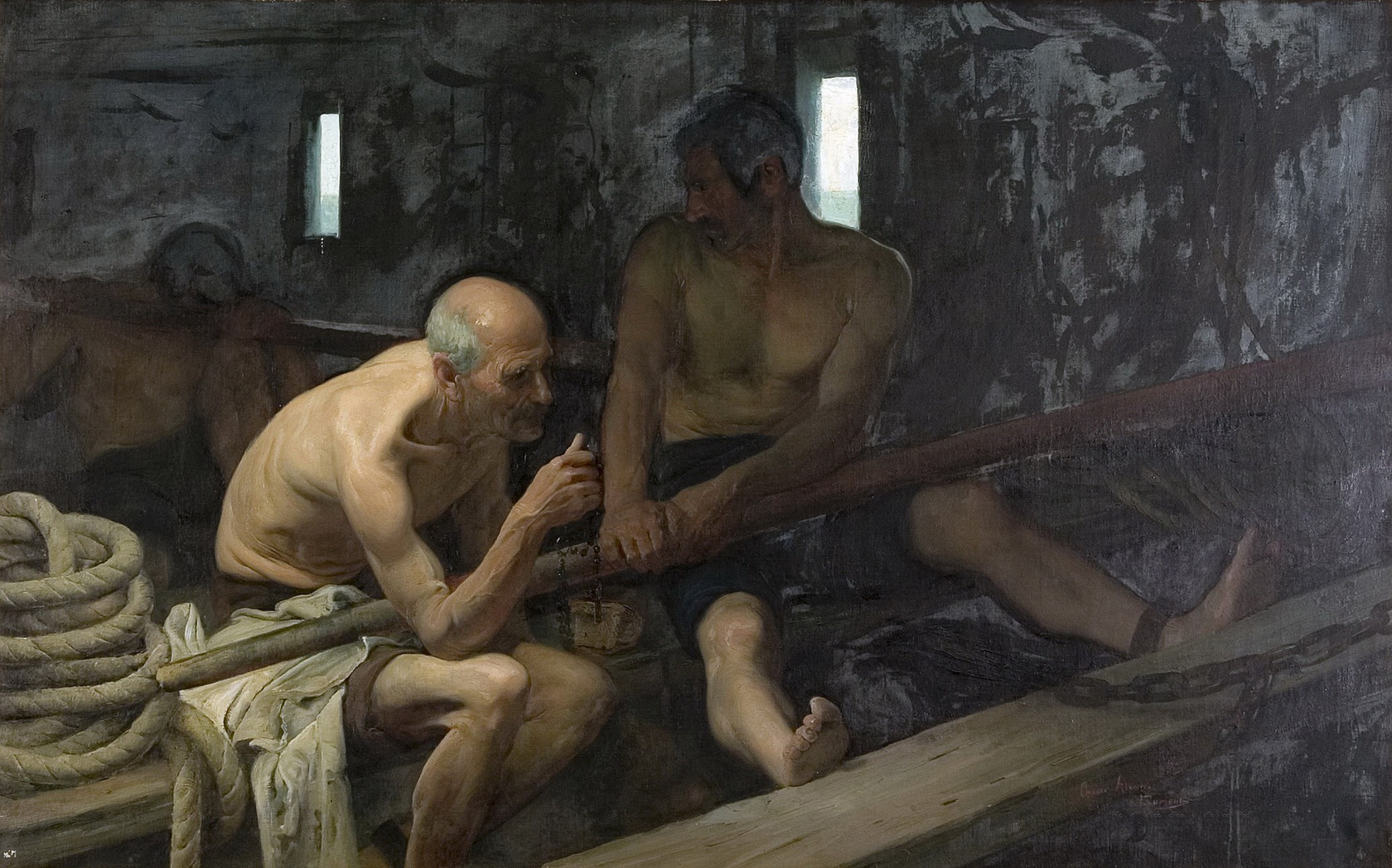 Картина Осужденные, 1895 - Музей Прадо