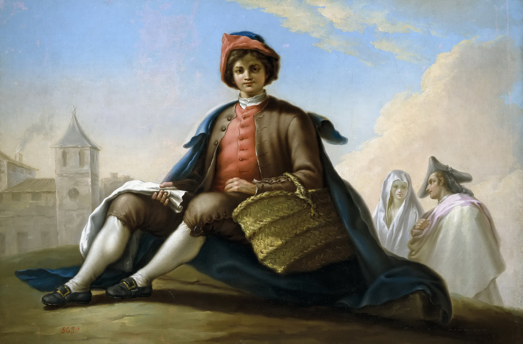 Картина Отдыхающий юноша, 1786 - Музей Прадо