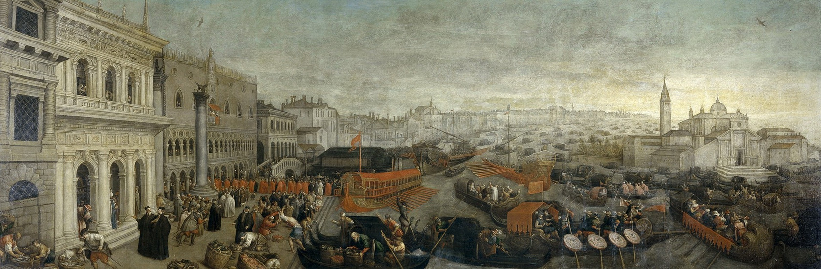 Картина Отплытие венецианского дожа, после 1595 - Музей Прадо