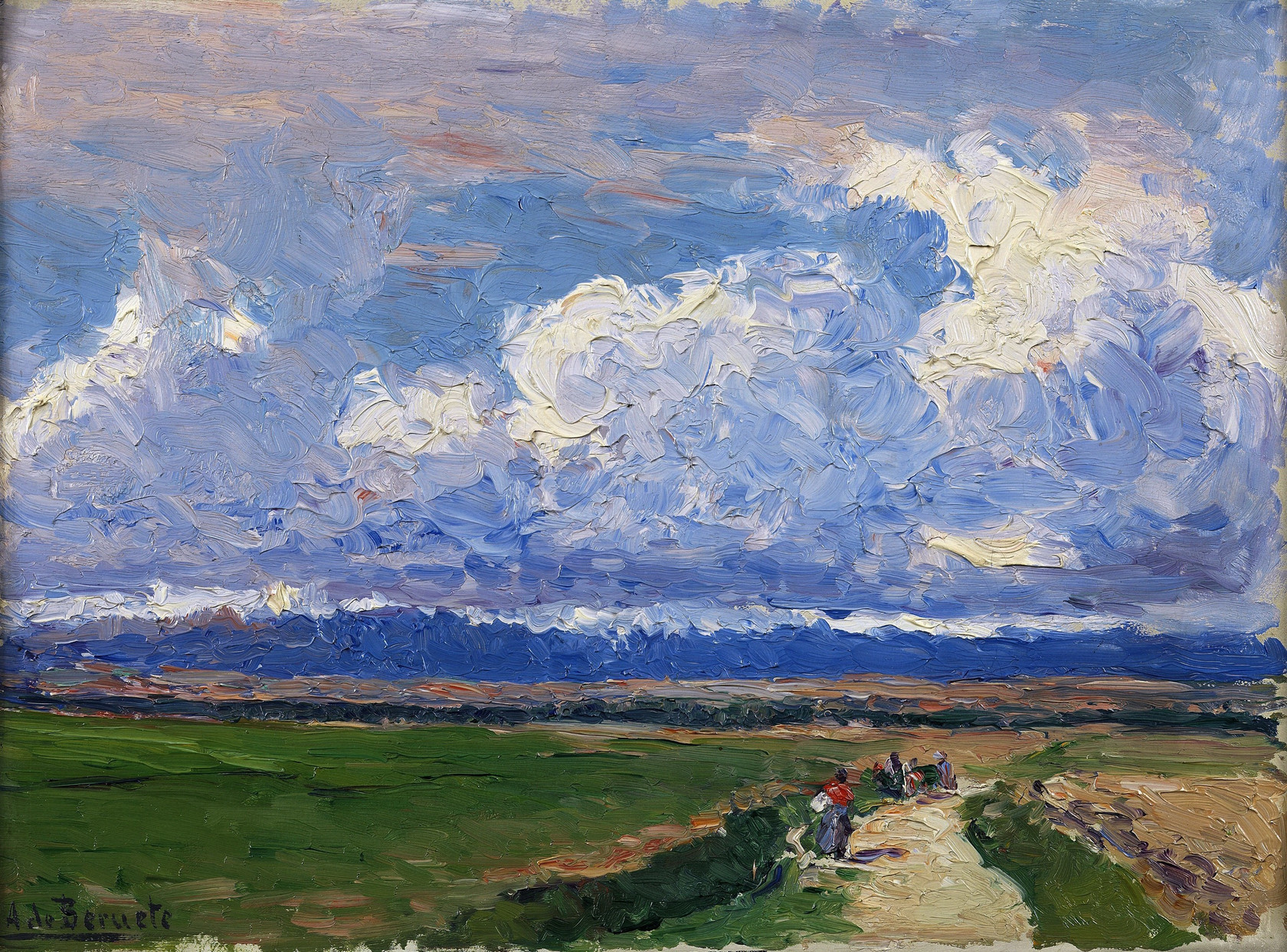 Картина Пейзаж, 1910 - Музей Прадо
