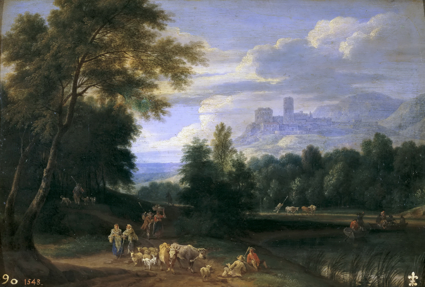 Картина Пейзаж с пастухами №2 - Музей Прадо