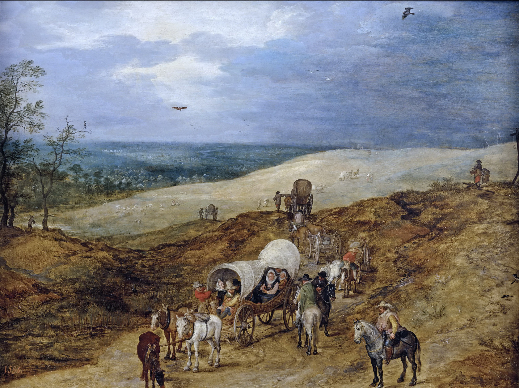 Картина Пейзаж с путниками, 1603 - Музей Прадо