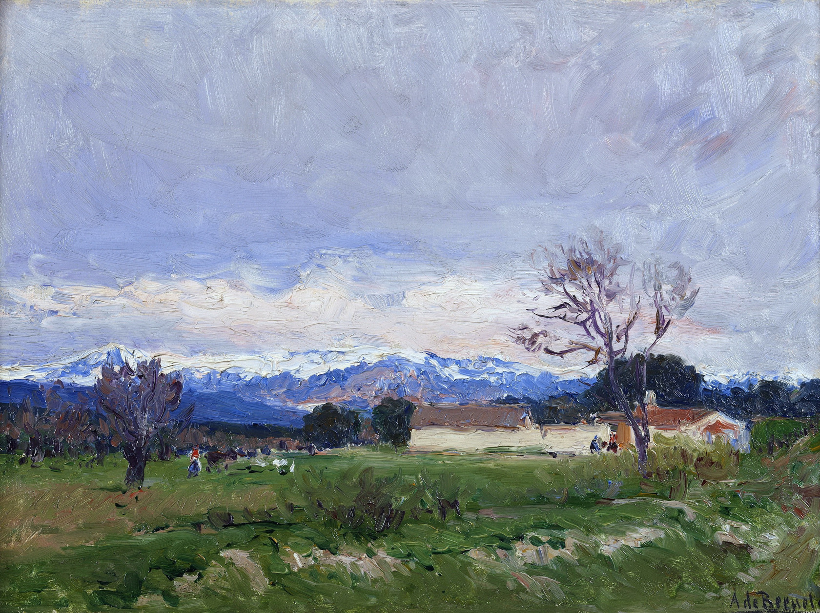Картина Пейзаж в Пардо, 1910 - 1911 - Музей Прадо