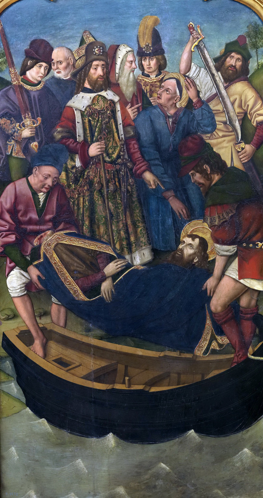 Картина Перемещение тела св Иакова Старшего во дворец Королевы Лупы, 1480 - 1490 - Музей Прадо