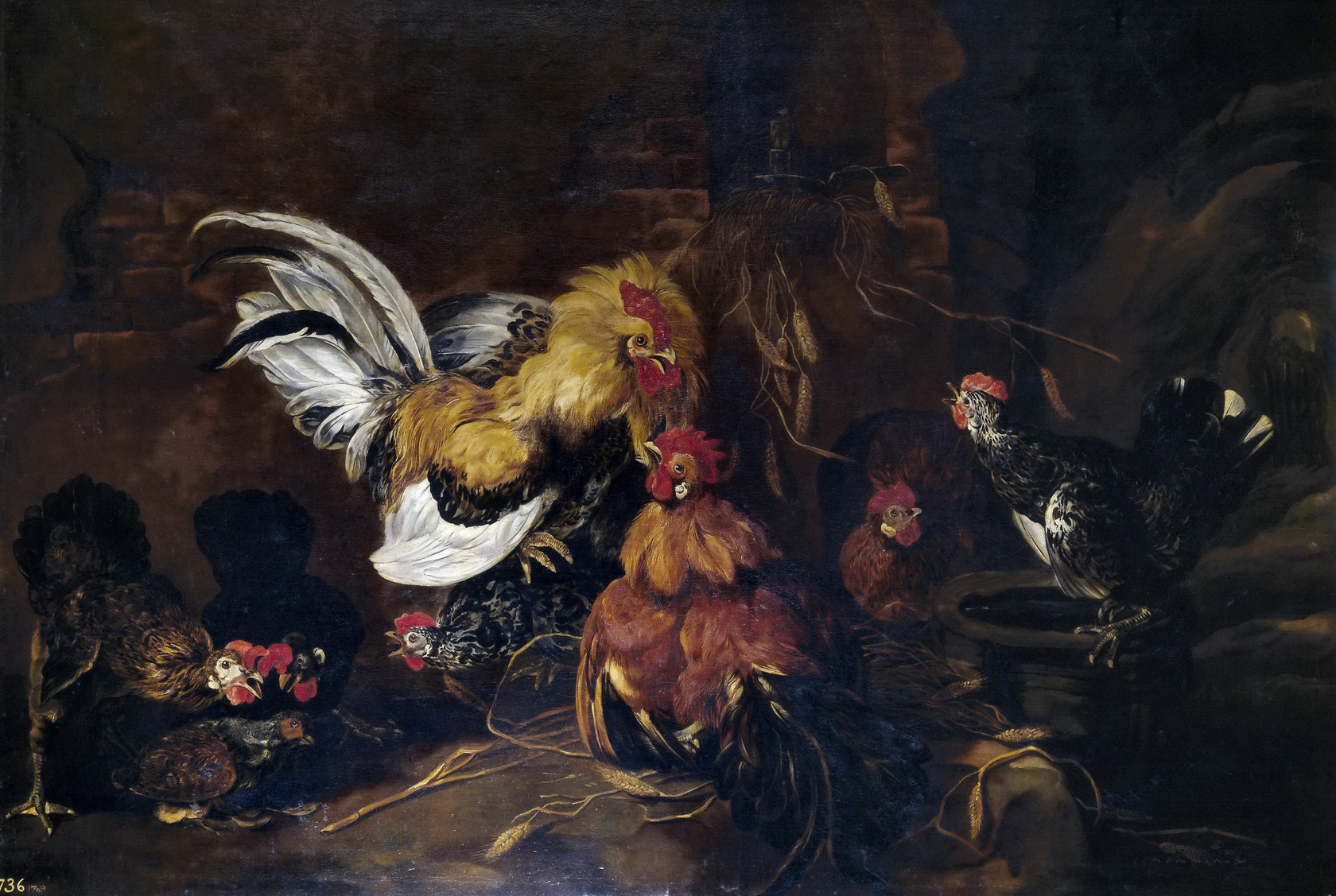 Картина Петушиный бой - Музей Прадо