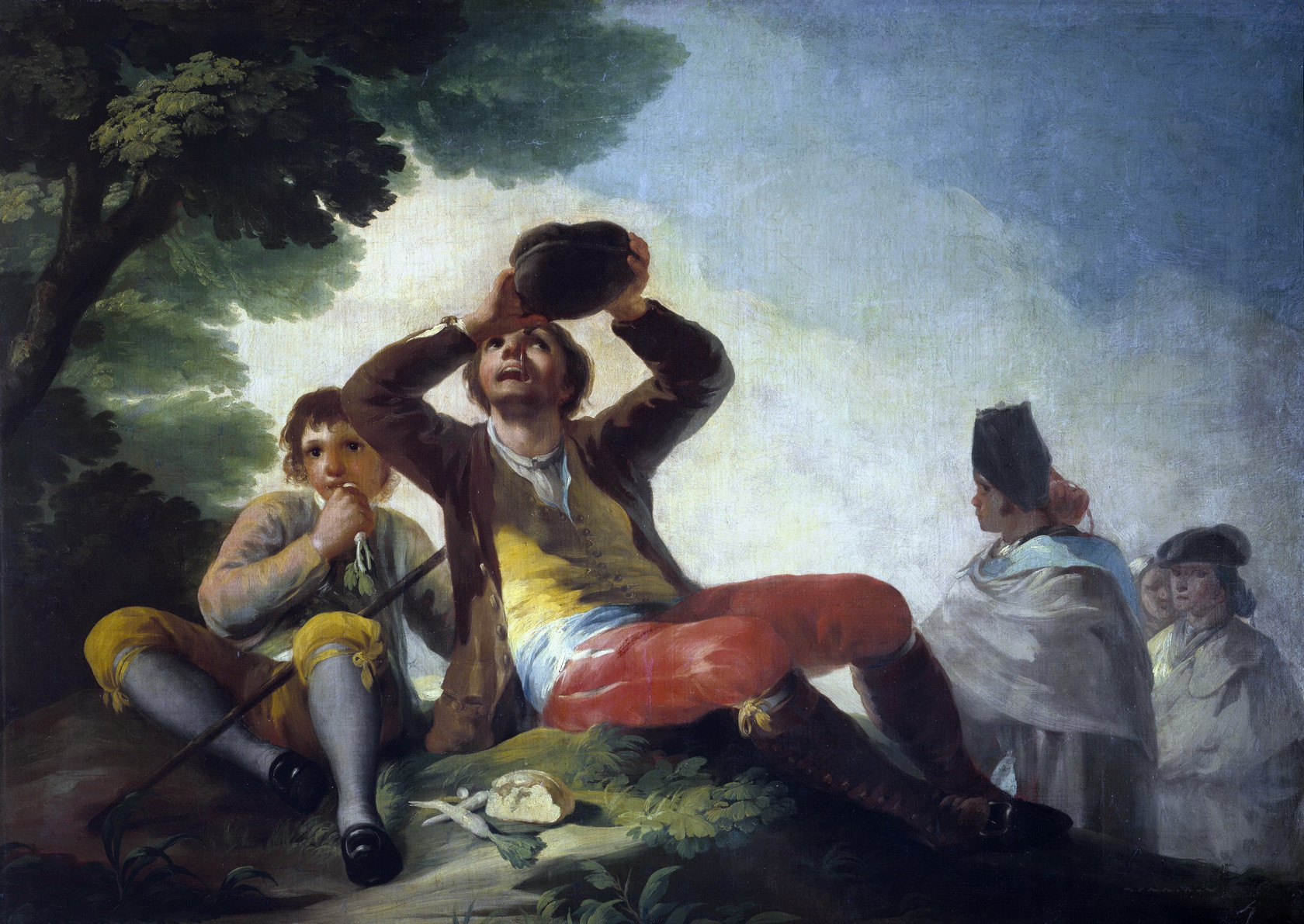 Картина - Пьющий, 1777