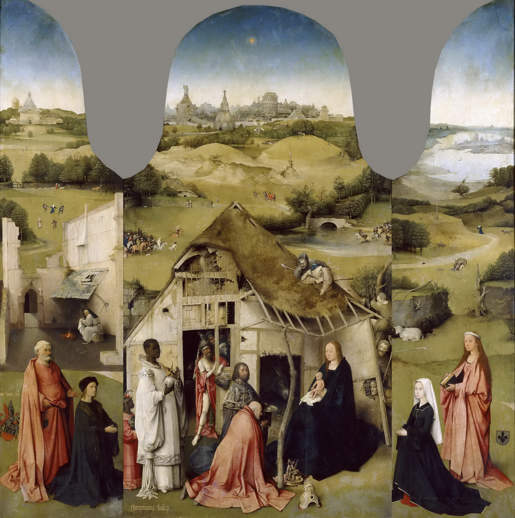 Картина Поклонение волхвов, 1495 - Музей Прадо
