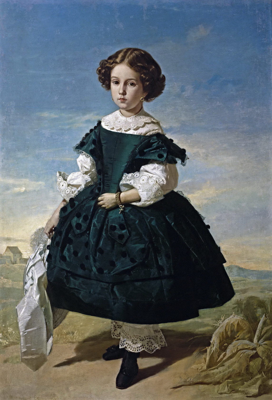 Картина Портрет девочки, 1852 - Музей Прадо