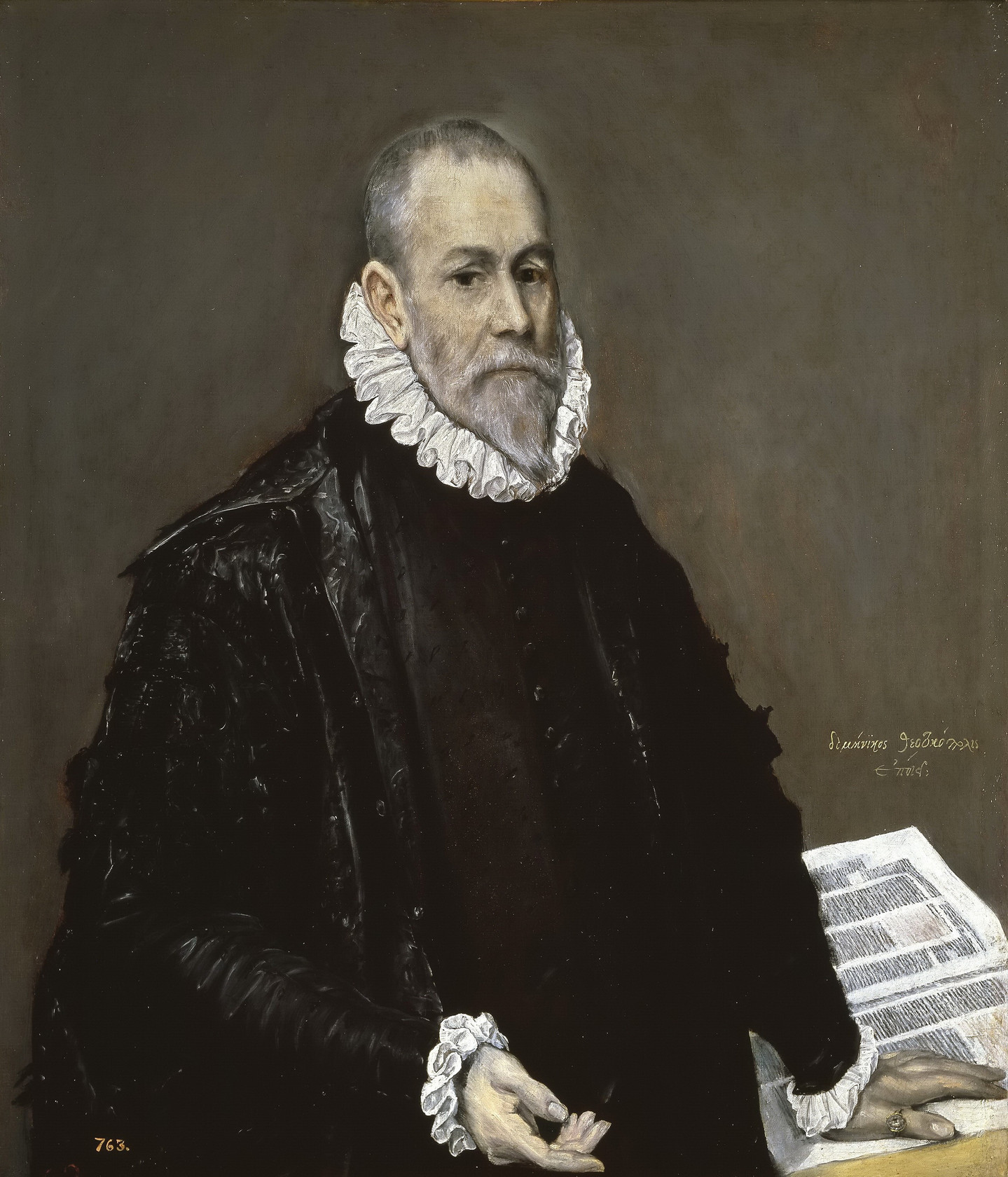 Картина Портрет врача (Родриго де ла Фуэнте), 1582 - 1585 - Музей Прадо