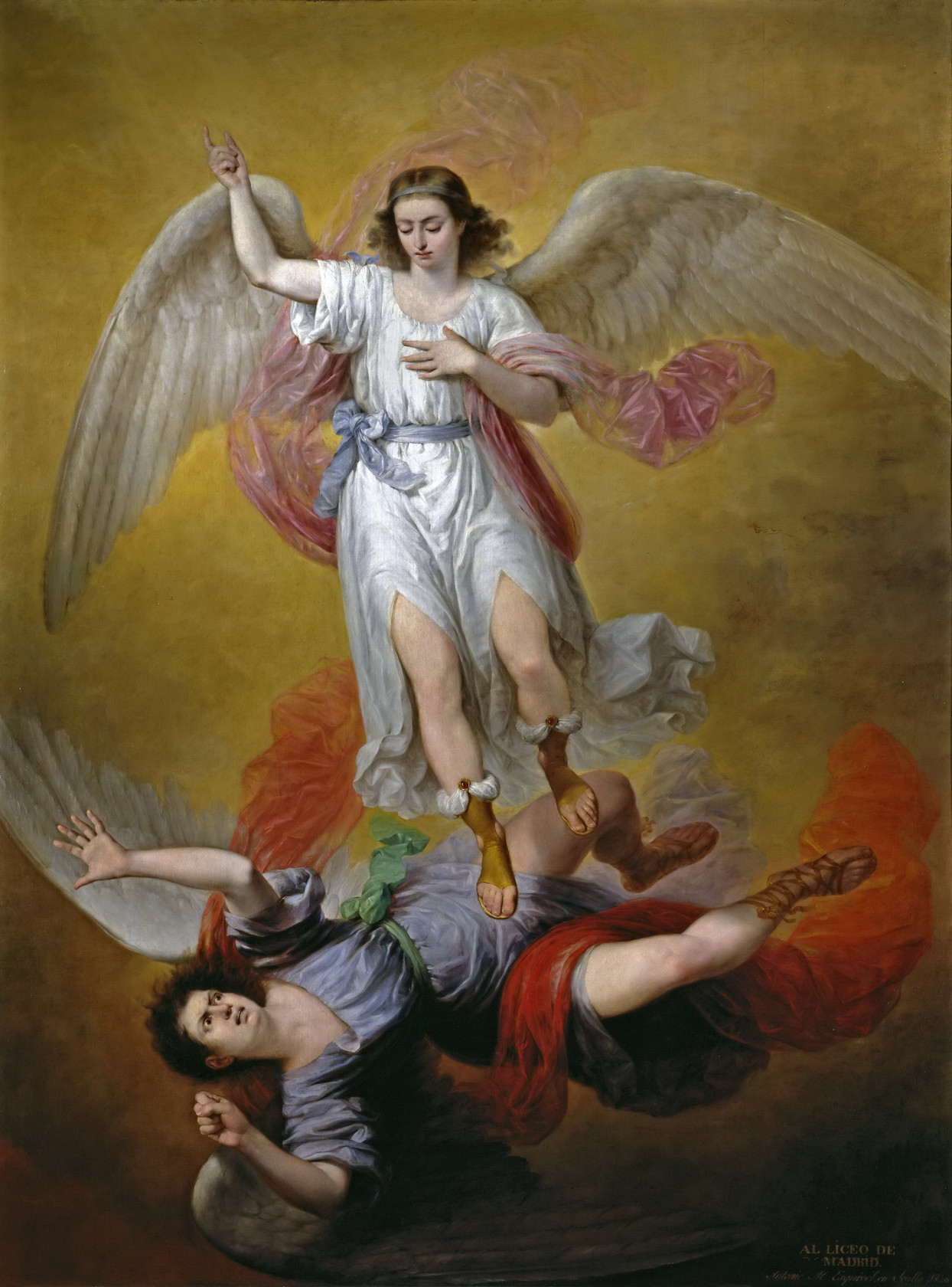 Картина Поверженный Люцифер, 1840 - Музей Прадо