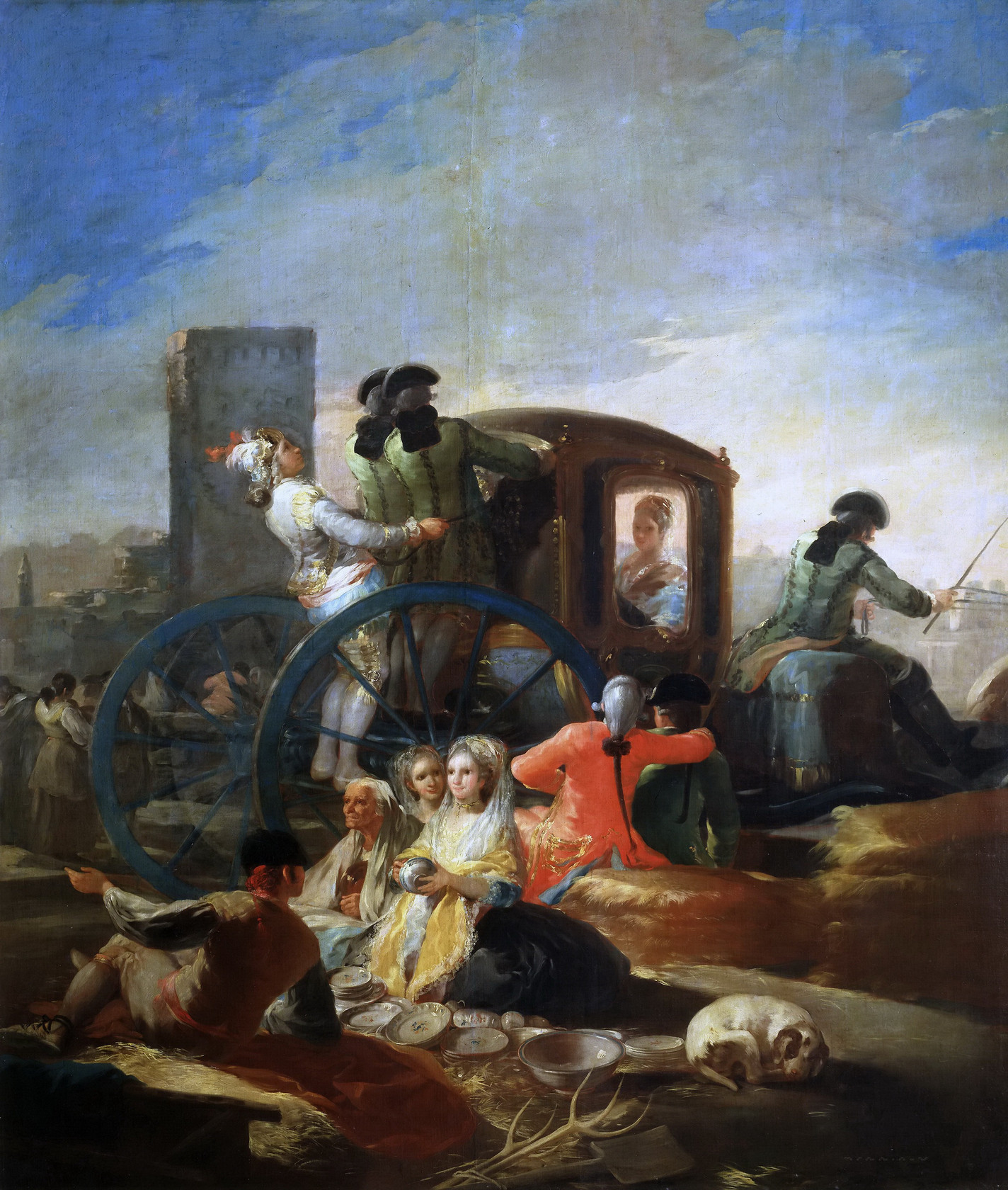 Картина - Продавщицы посуды, 1778 - 1779