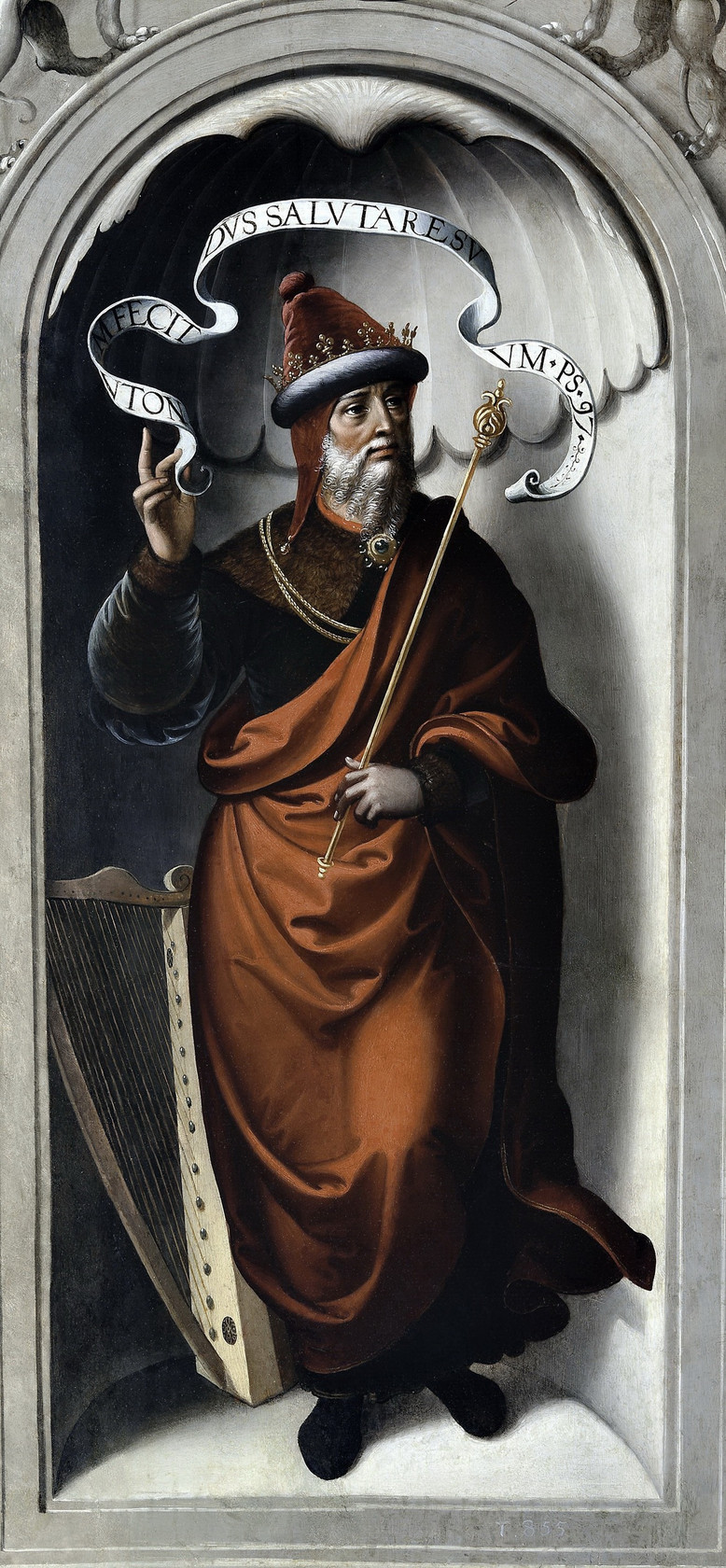 Картина Пророк Давид, 1535 - Музей Прадо
