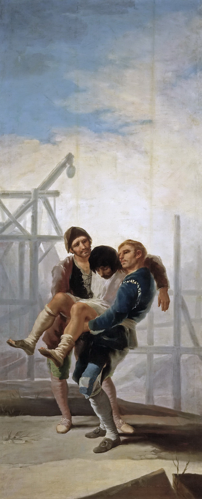 Картина - Раненый каменщик, 1786 - 1787