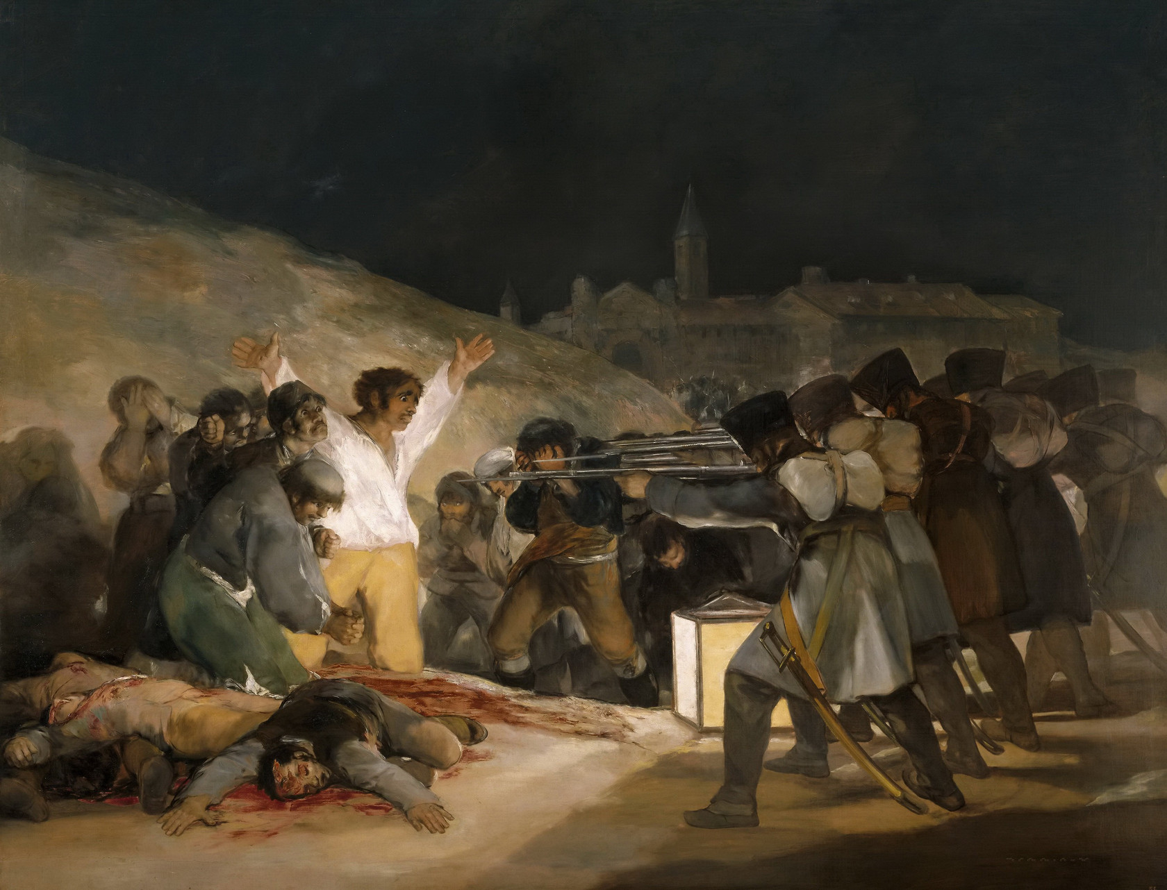 Картина - Расстрел повстанцев 3 мая 1808 года, 1814