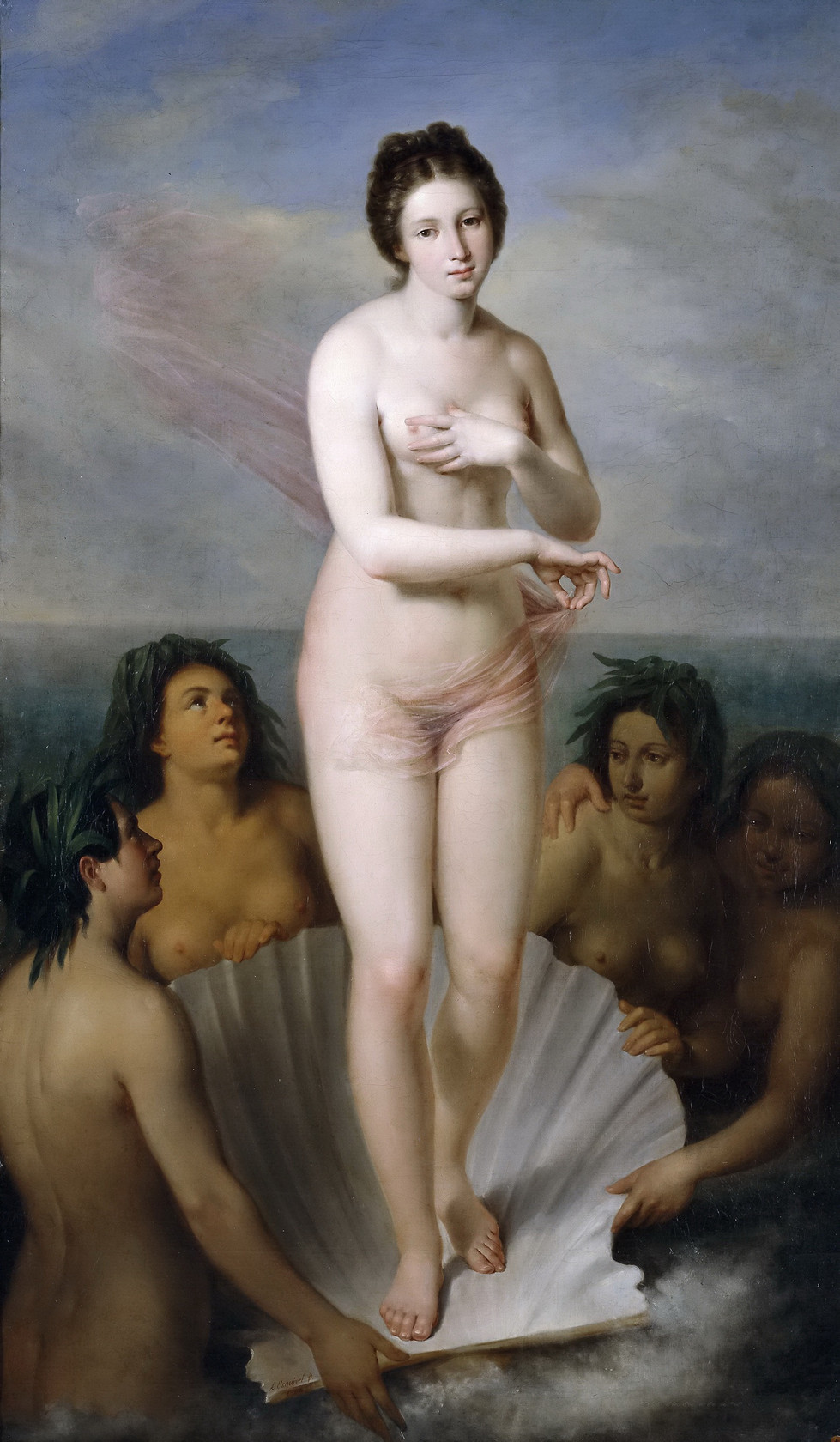Картина Рождение Венеры, 1842 - Музей Прадо