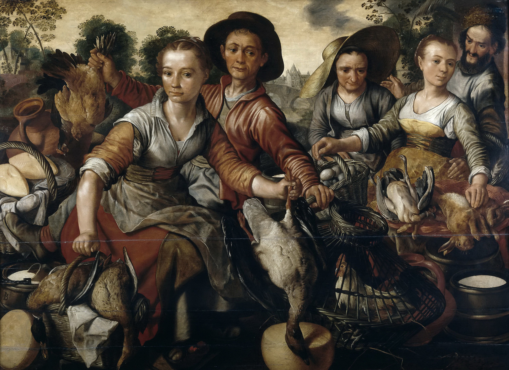 Картина Рынок, 1564 - 1565 - Музей Прадо