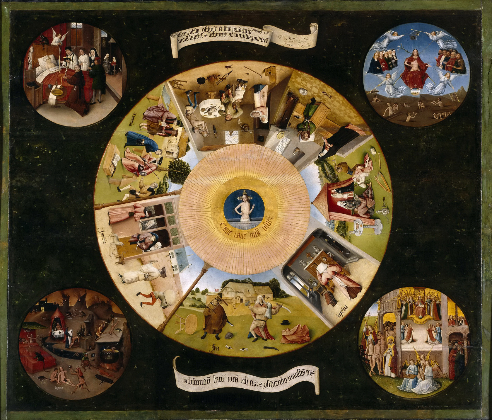 Картина Семь смертных грехов - Музей Прадо