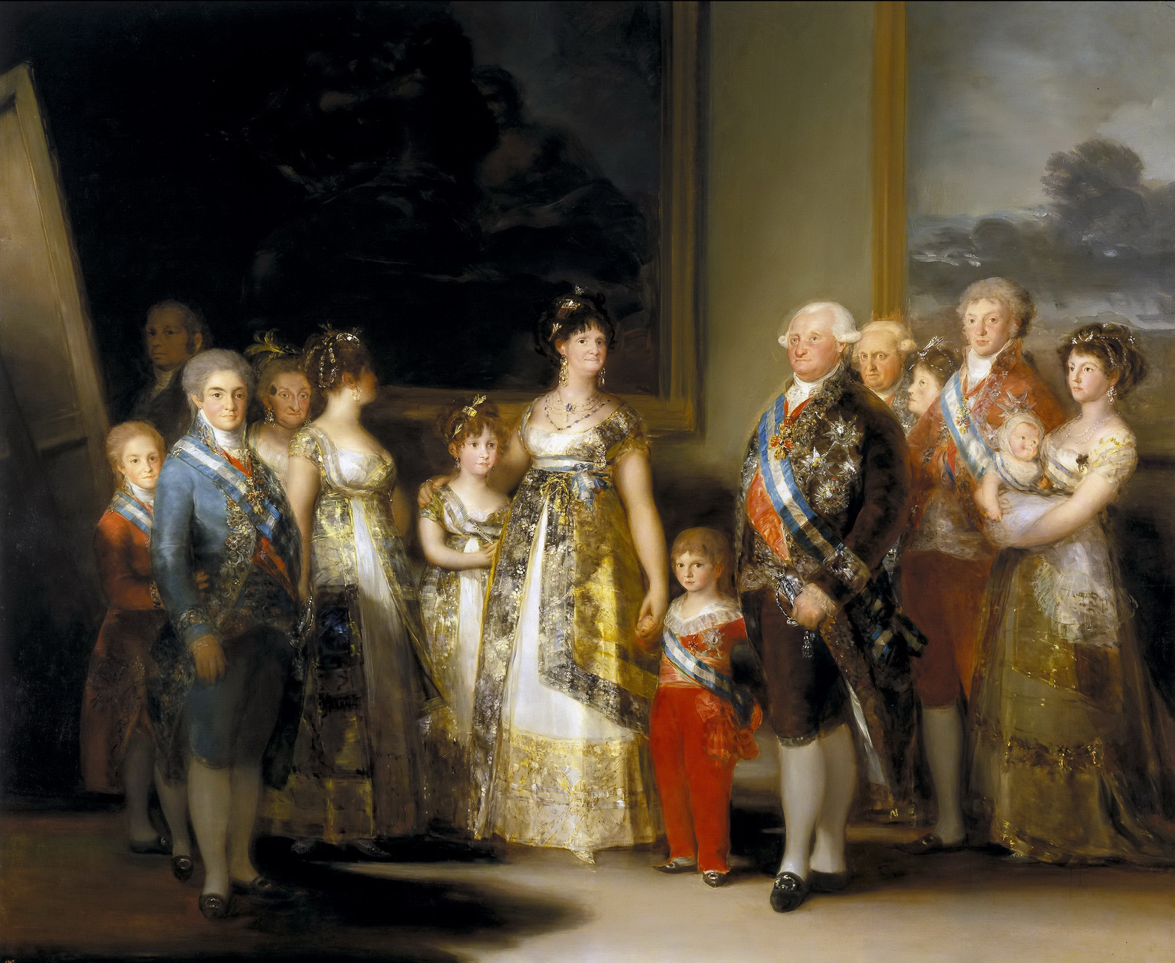 Картина - Семья Карла IV, 1800