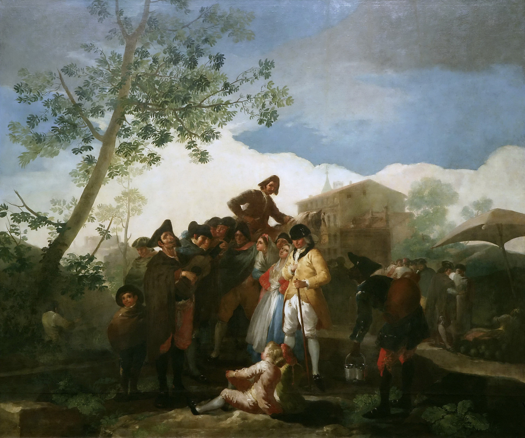 Картина - Слепой гитарист, 1778