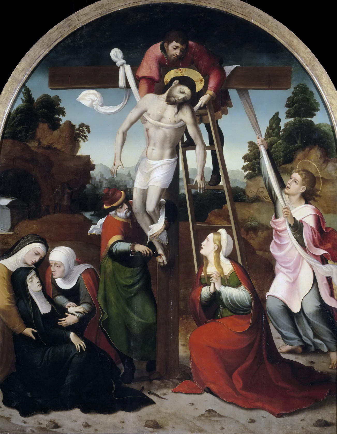 Картина Снятие с креста, 1545 - Музей Прадо